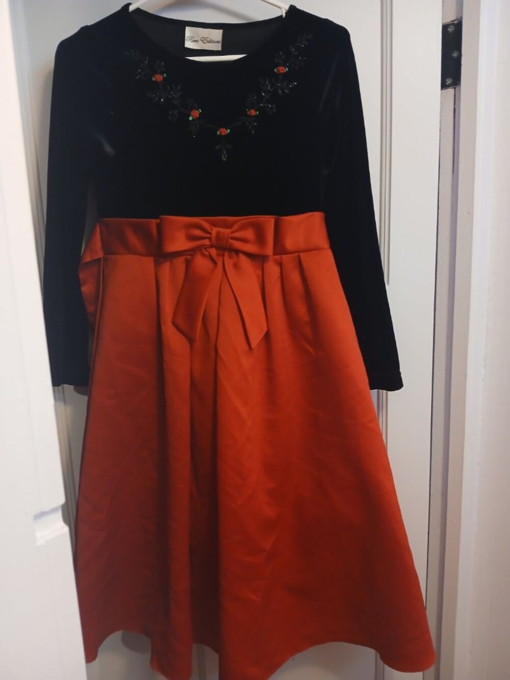 Rare Editions Girls 12 Christmas Dress